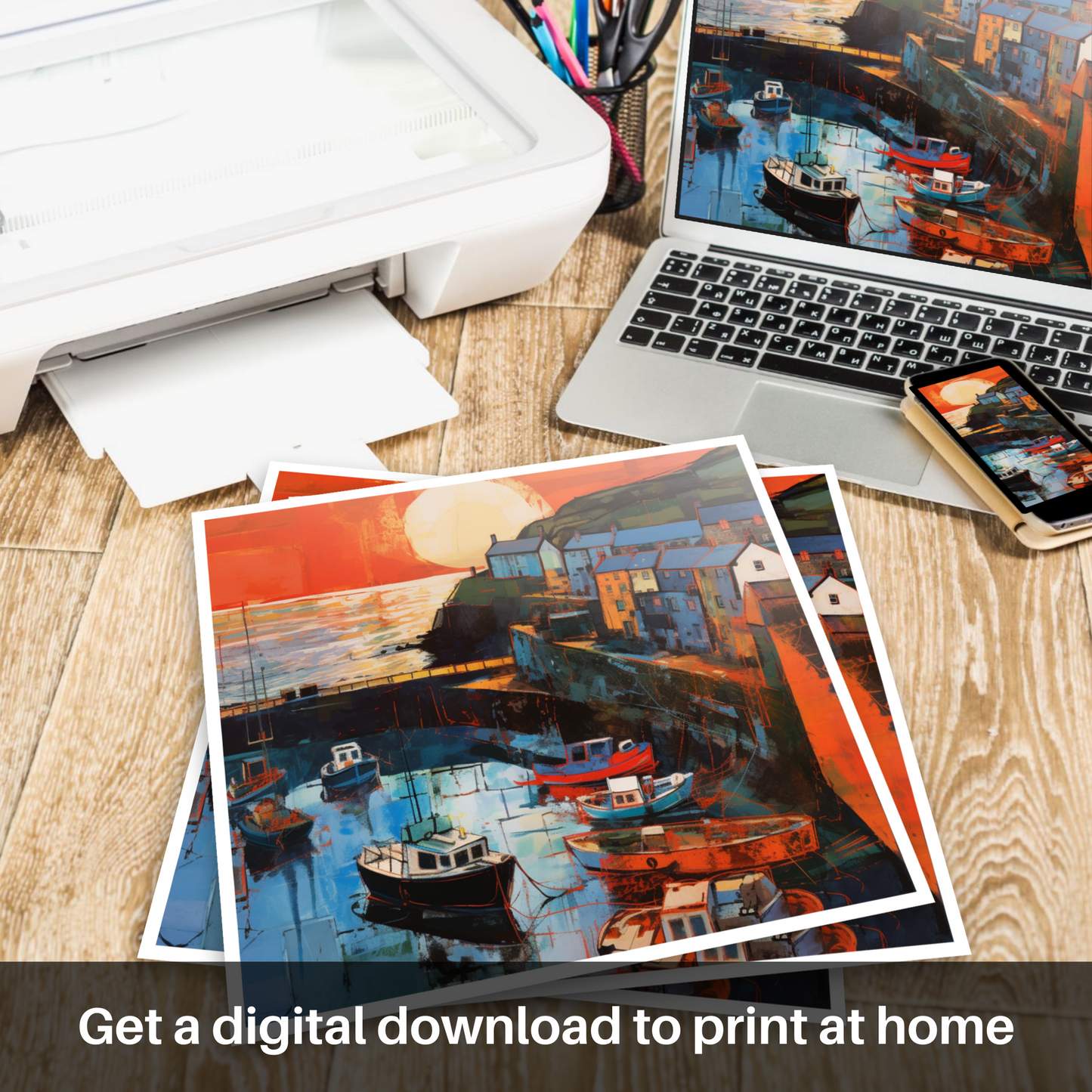 Sunset Splendour at Gardenstown Harbour