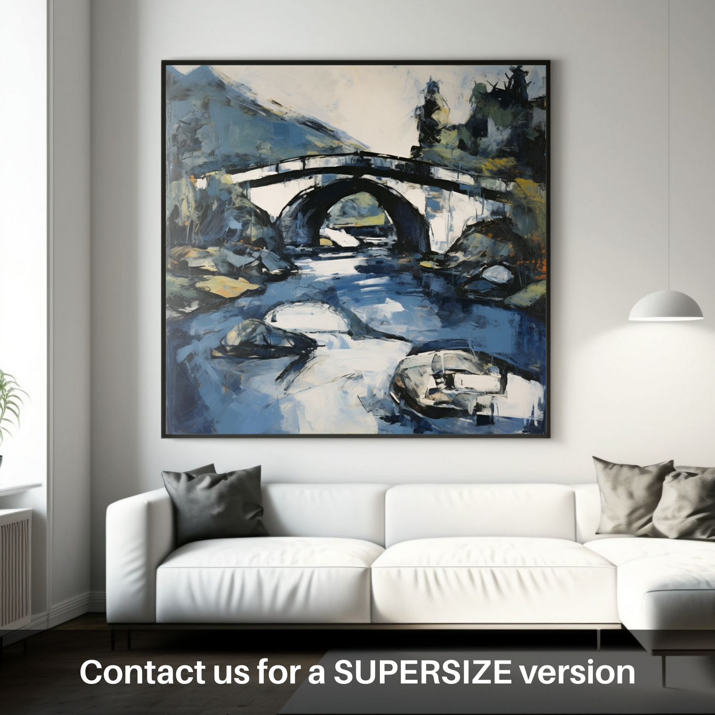 Clachan Bridge Unleashed: An Abstract Expressionist Ode to the Isle of Seil