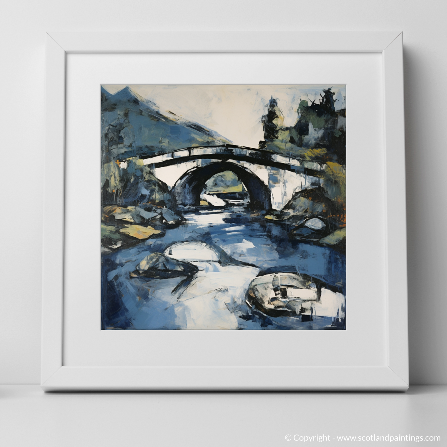 Clachan Bridge Unleashed: An Abstract Expressionist Ode to the Isle of Seil