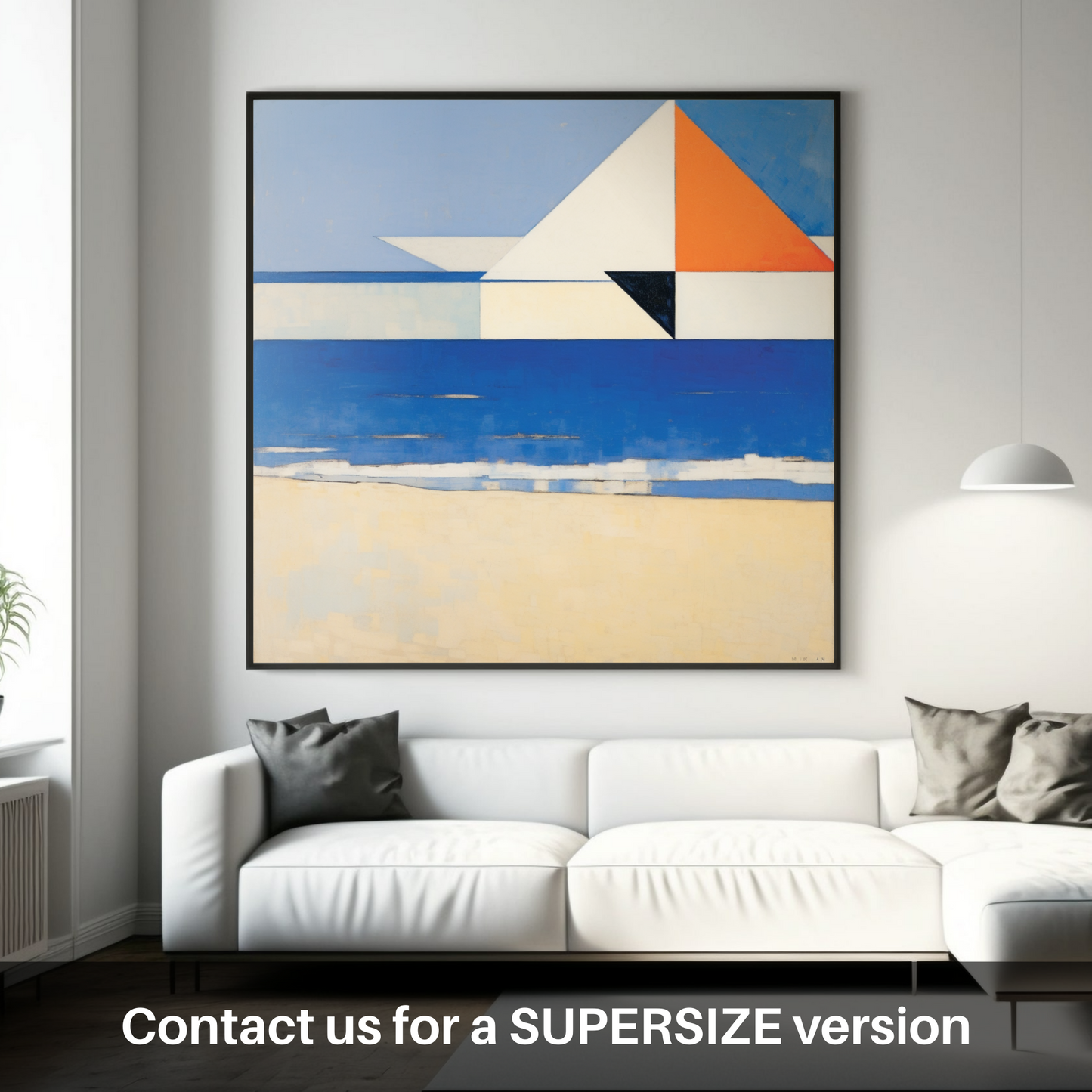 Nairn Beach Reverie: An Abstract Coastal Symphony