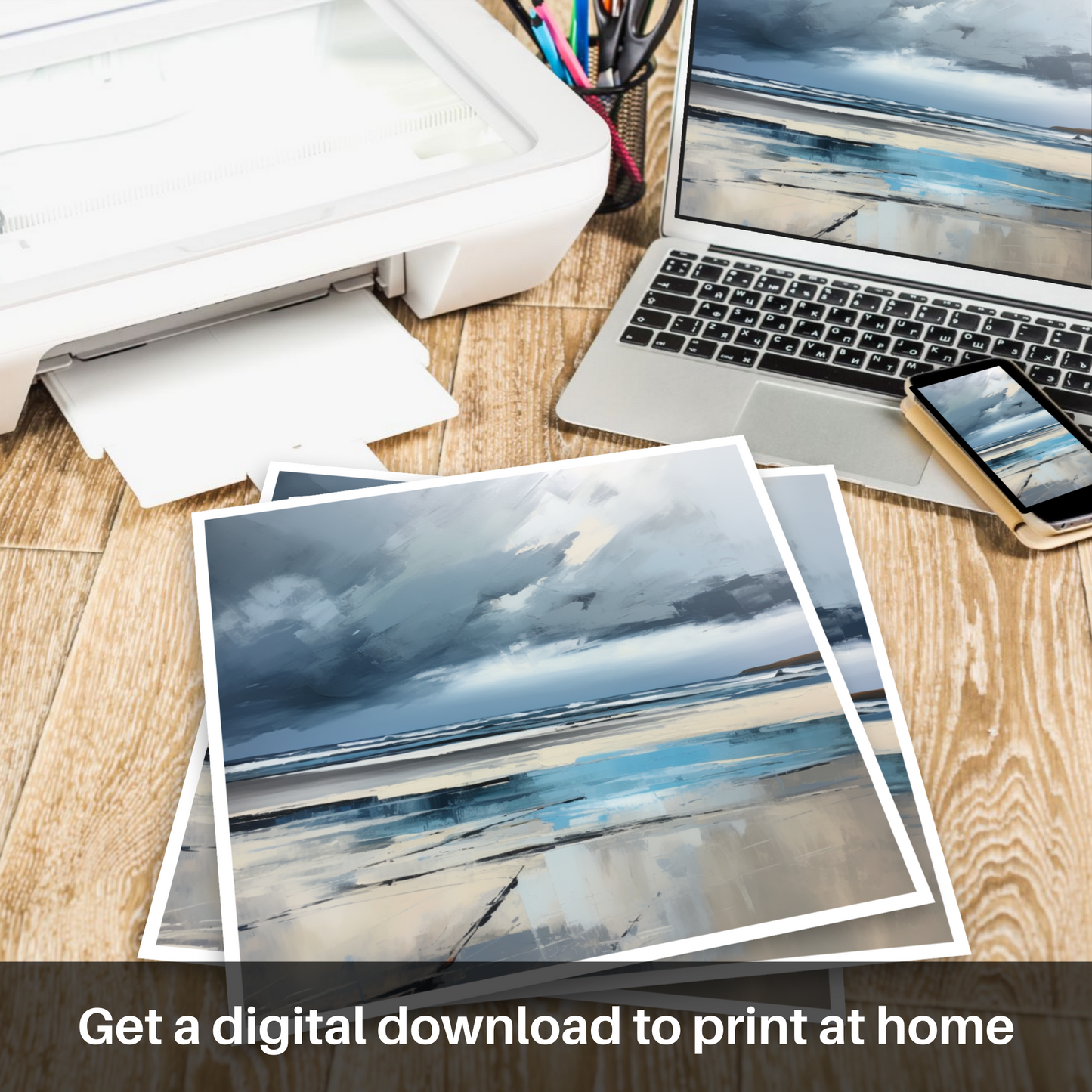 Stormy Serenity at Lunan Bay
