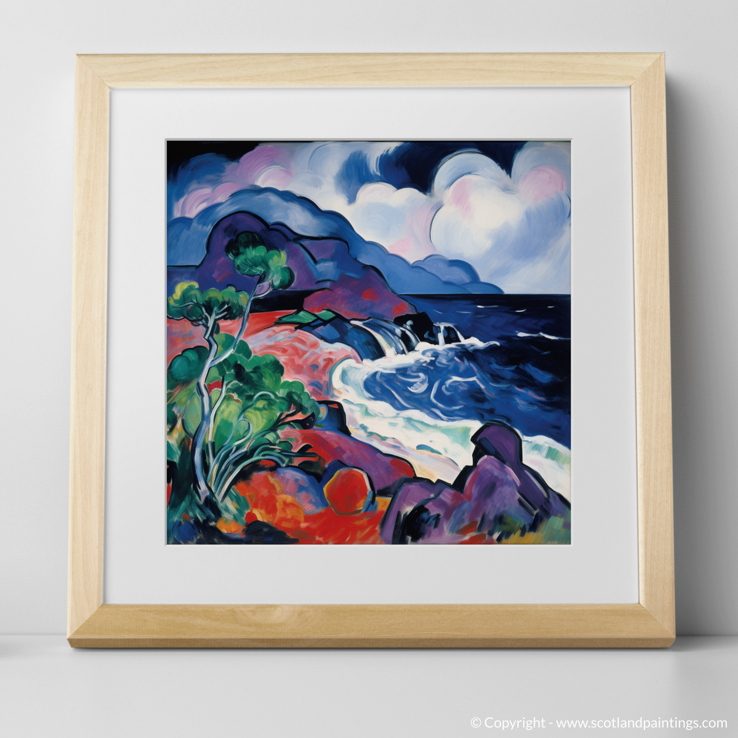 Fauvist Fury: Storm over Langamull Bay