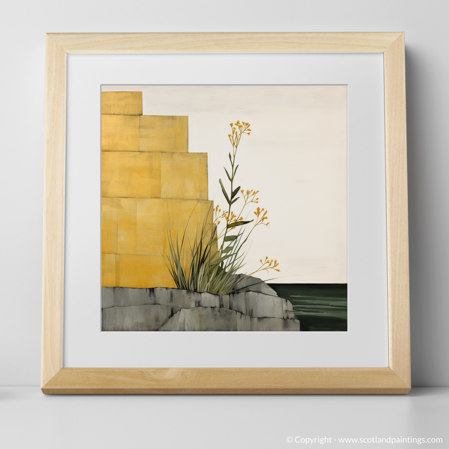 Golden Samphire Serenity on Berwick Cliffs