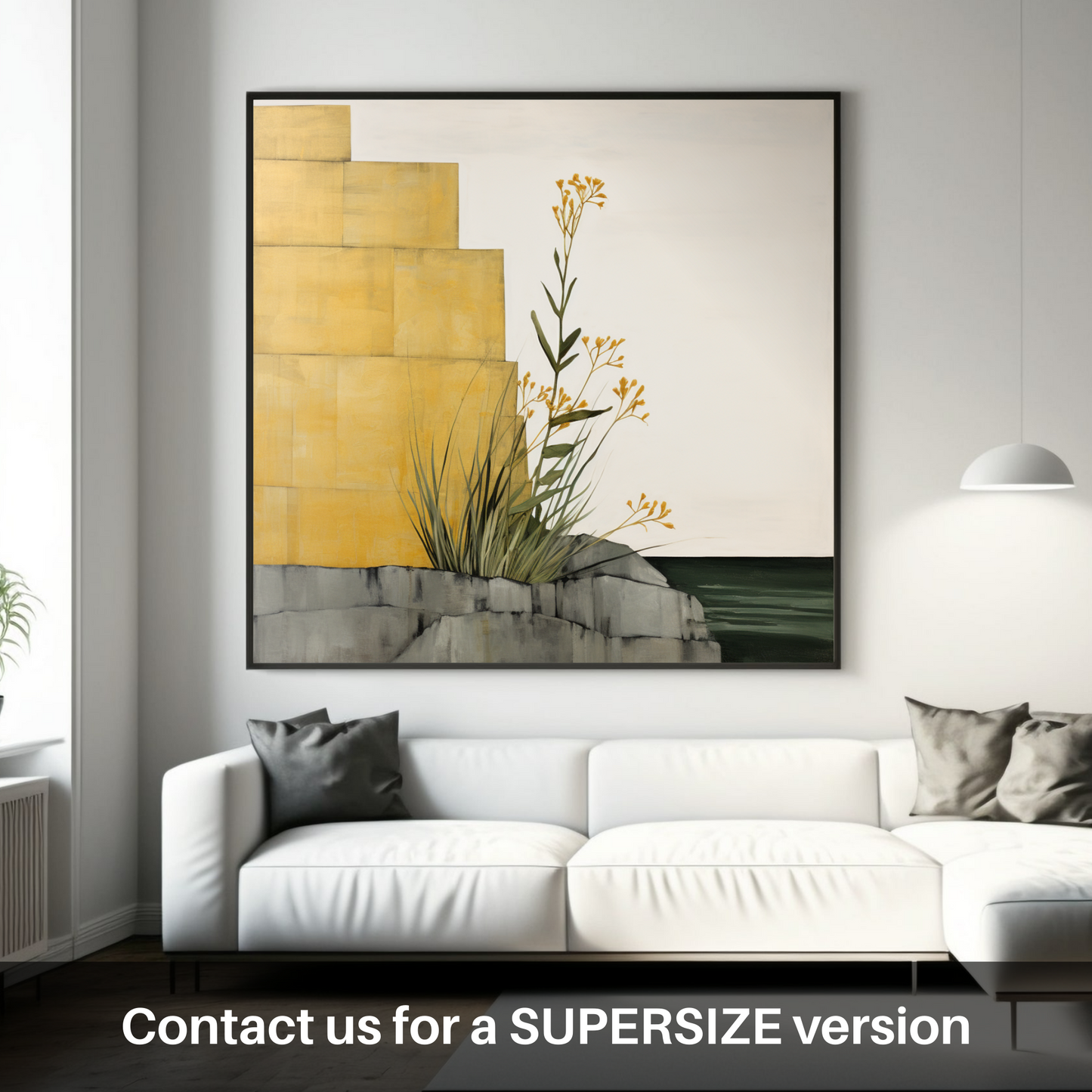 Golden Samphire Serenity on Berwick Cliffs