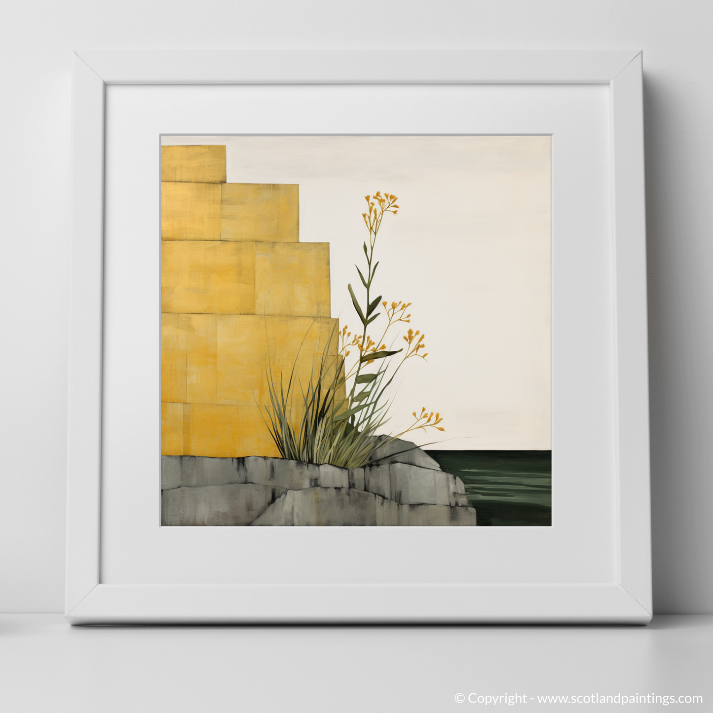 Golden Samphire Serenity on Berwick Cliffs