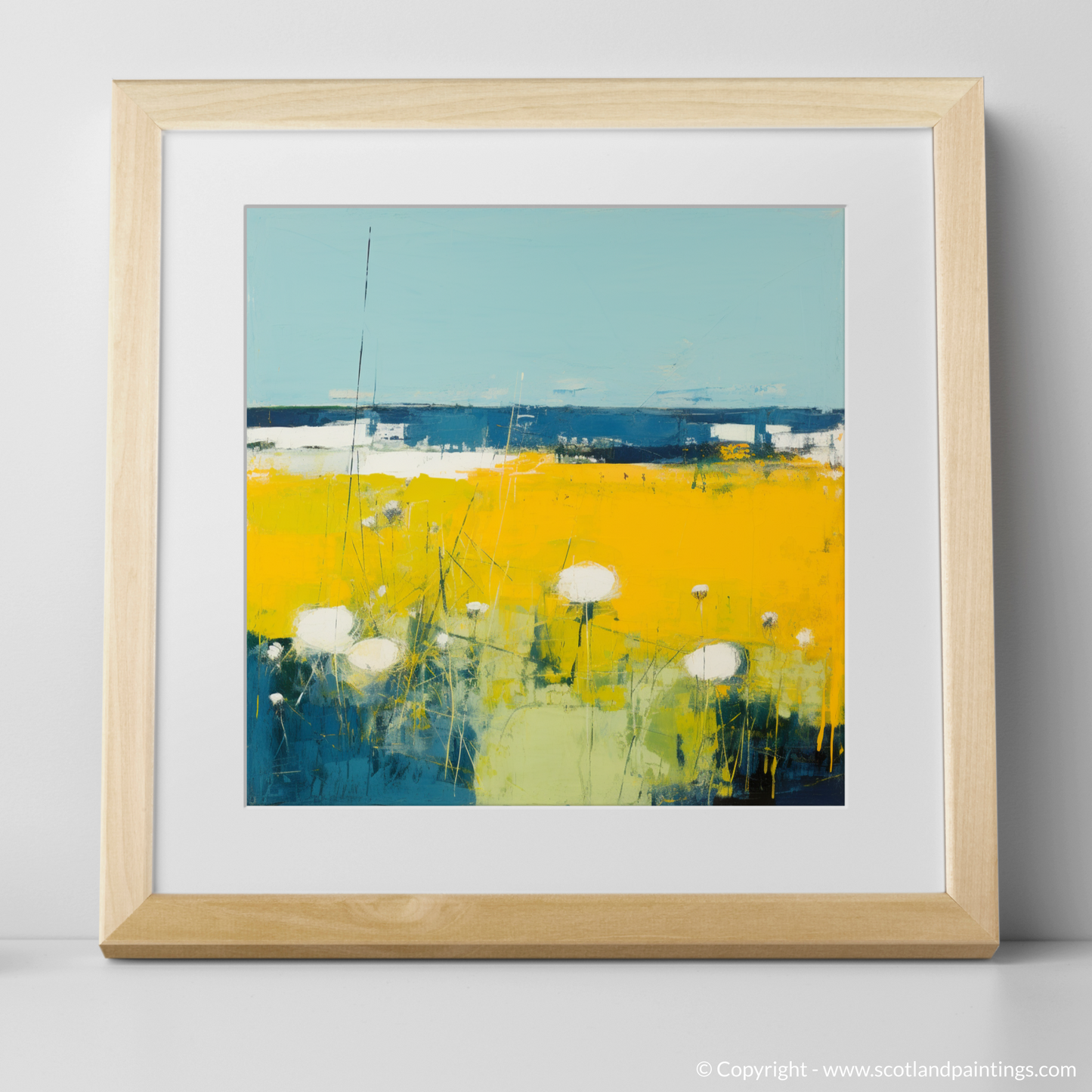 Machair Melody: An Abstract Ode to Yellow Rattle