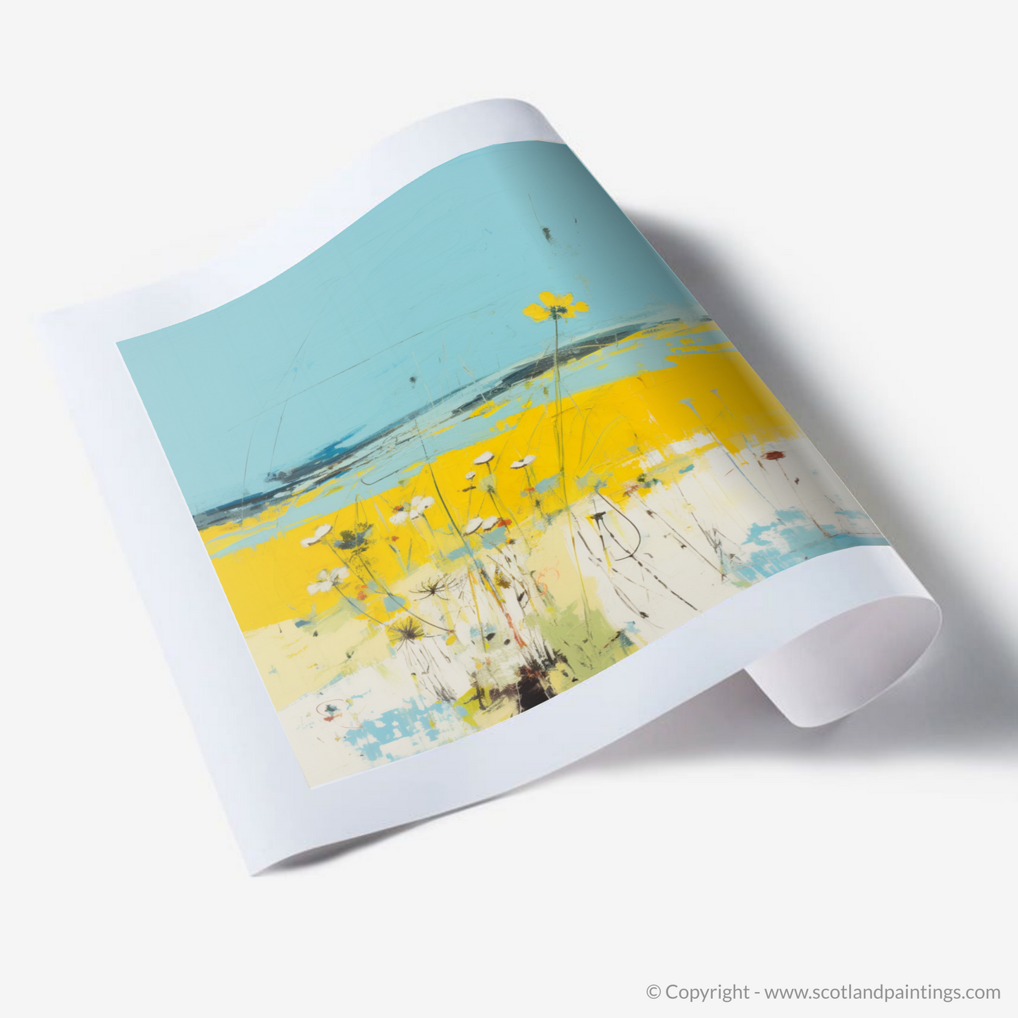 Machair Meadows: A Symphony of Yellow Rattle and Scottish Flora