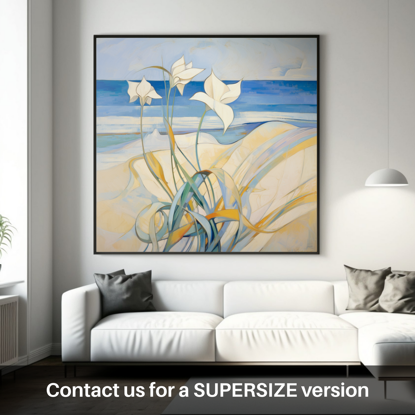 Cubist Dance of Sea Bindweed on Troon Sands