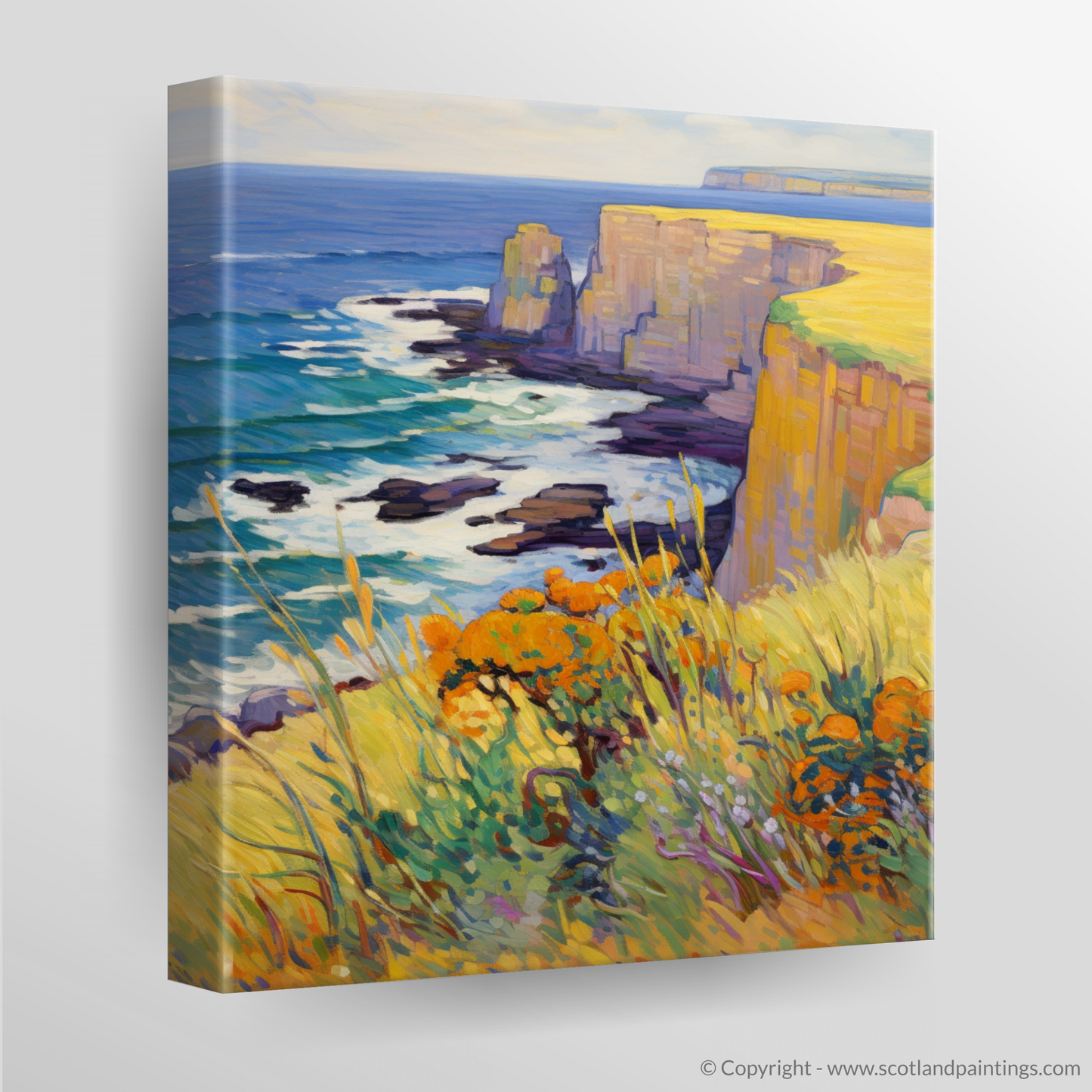 Golden Samphire Glory: The Wild Majesty of Berwick-upon-Tweed Cliffs