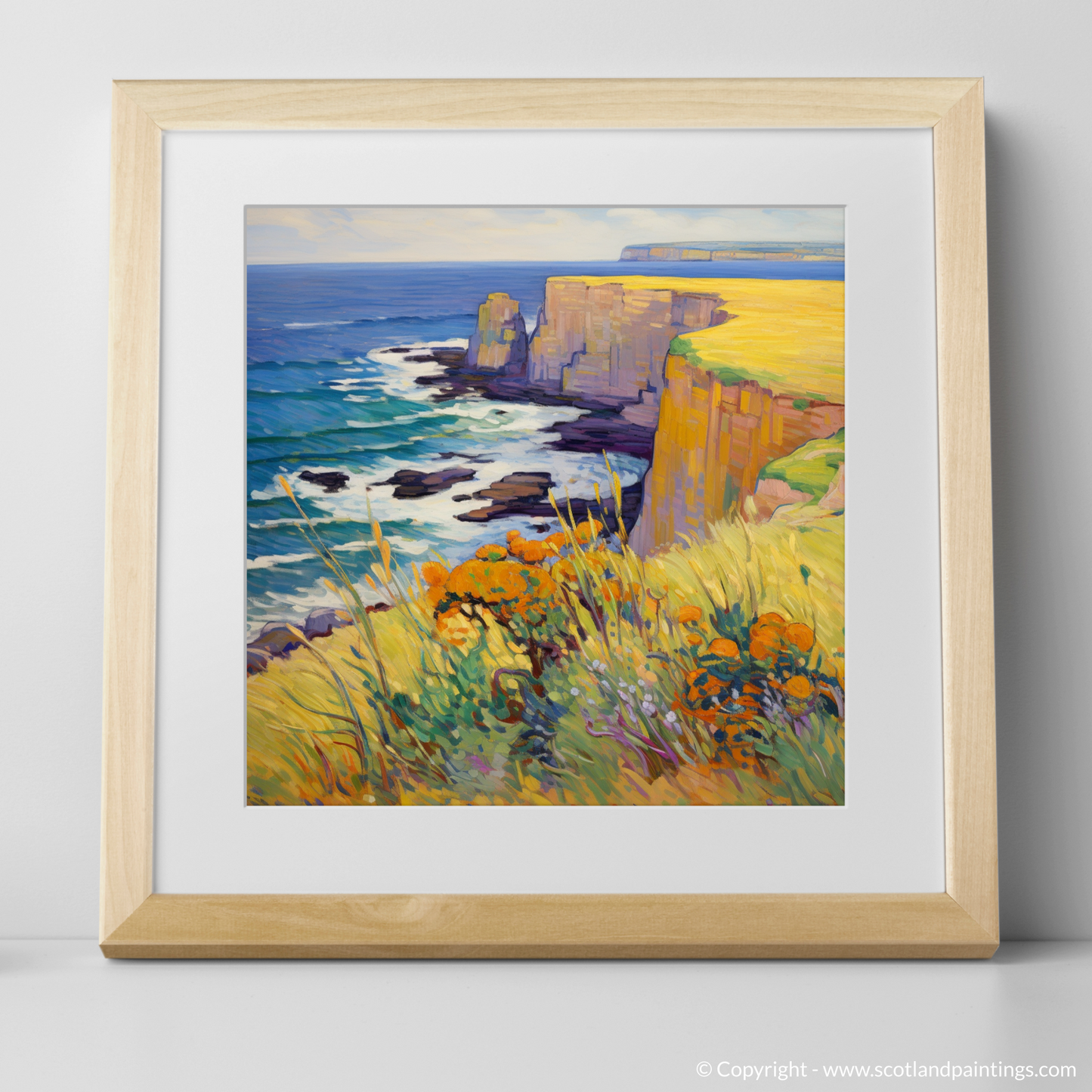 Golden Samphire Glory: The Wild Majesty of Berwick-upon-Tweed Cliffs