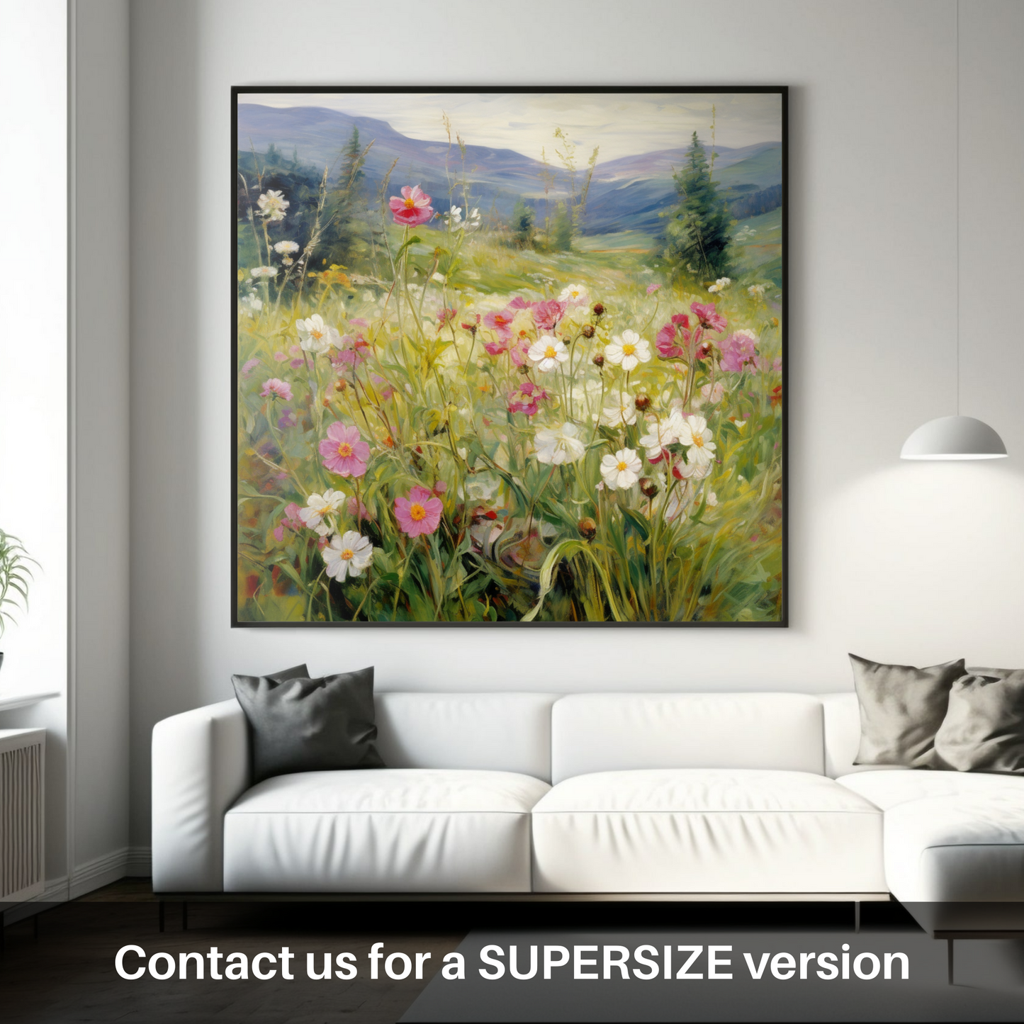 Dancing Meadows of The Trossachs: An Art Nouveau Tribute to Scottish Flora