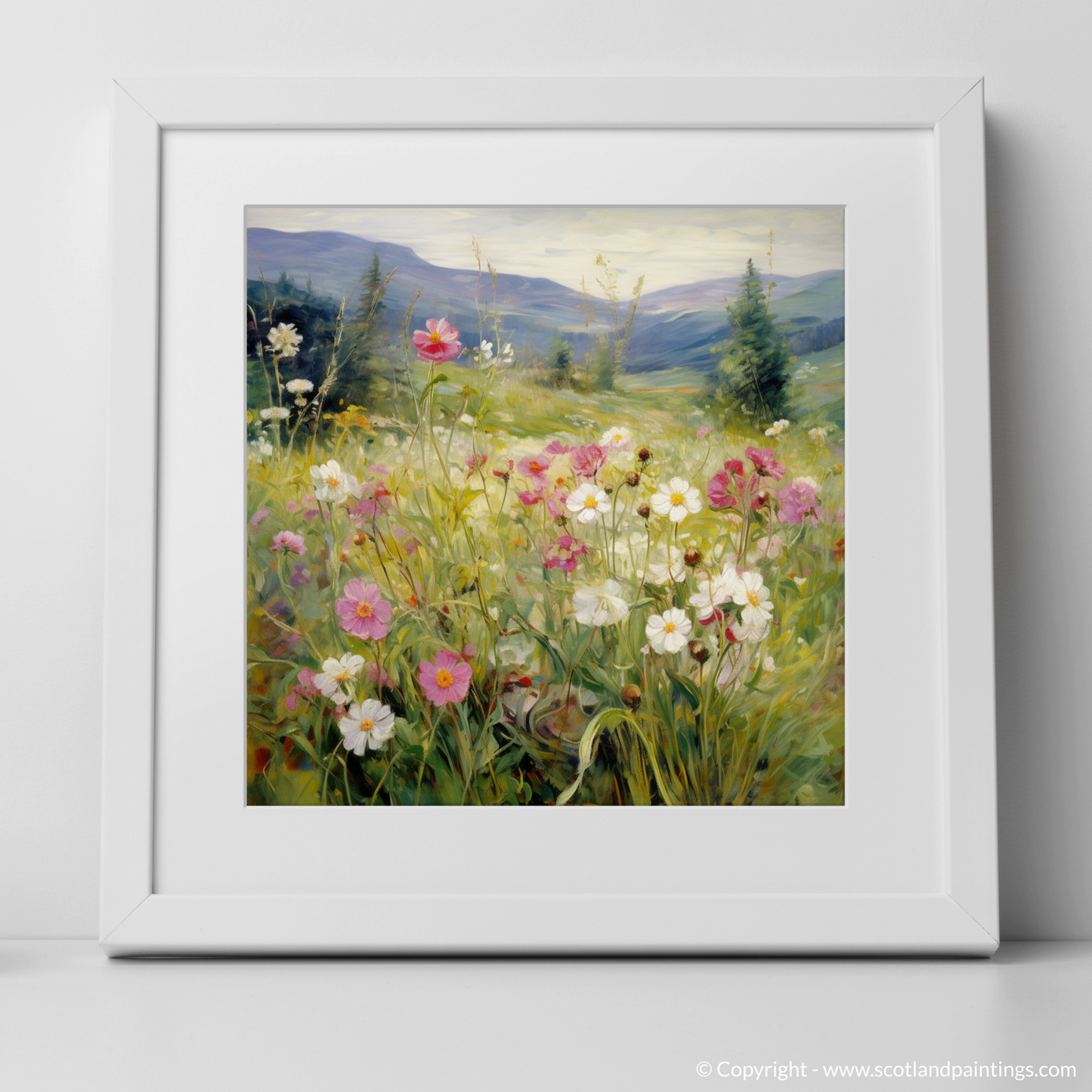 Dancing Meadows of The Trossachs: An Art Nouveau Tribute to Scottish Flora