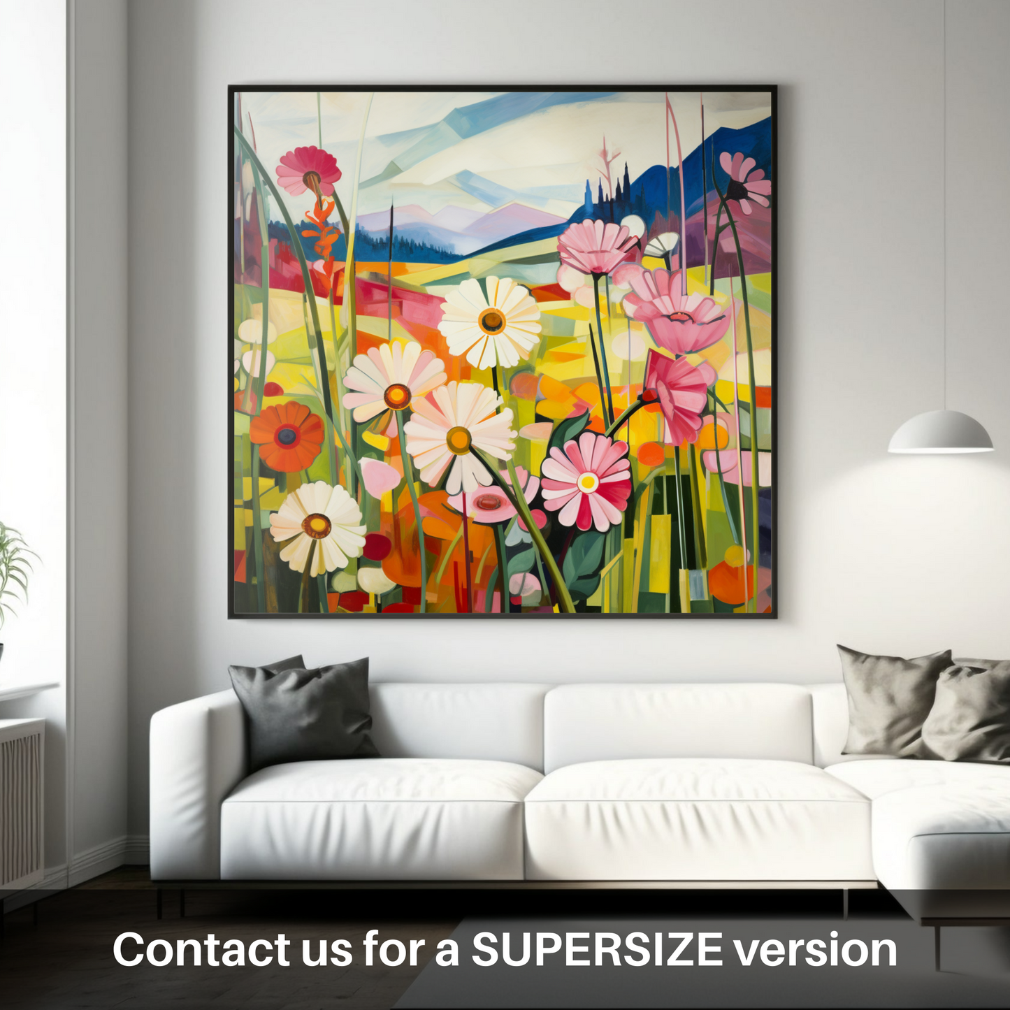 Cubist Meadow Symphony: The Trossachs Wild Flora Dance