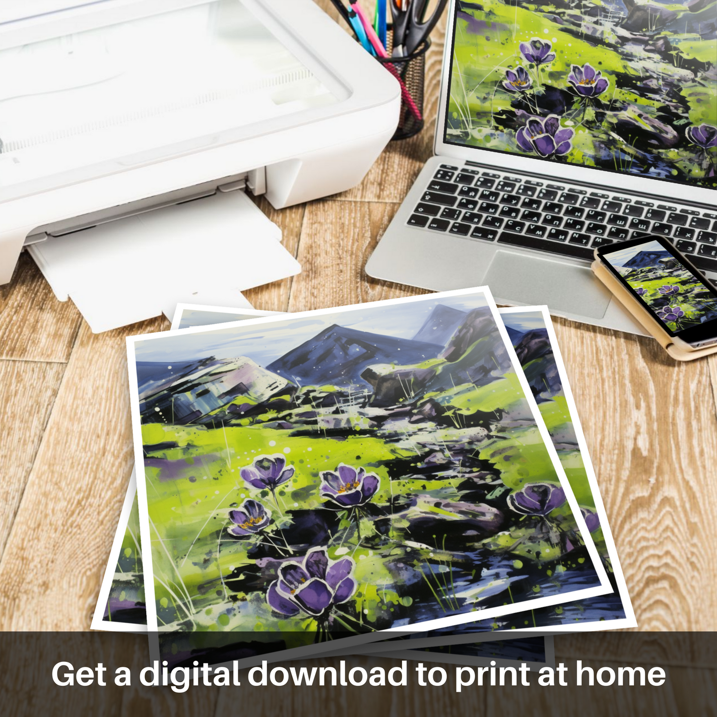 Butterwort Dance on Ben Cruachan’s Dewy Canvas