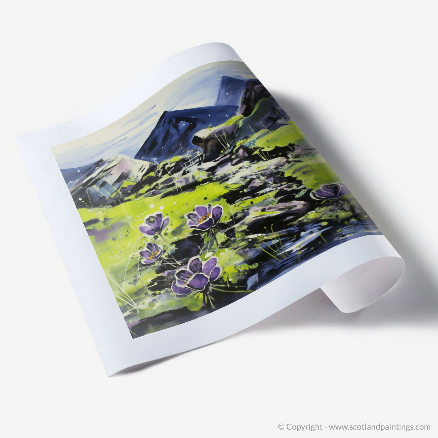 Butterwort Dance on Ben Cruachan’s Dewy Canvas