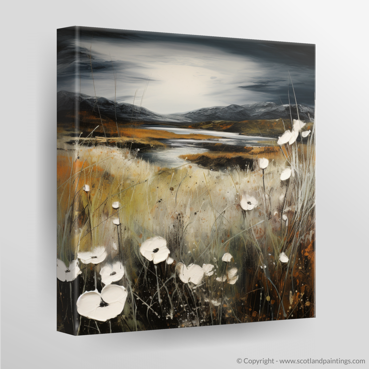 Surreal Elegance of Skye's Cotton Grass
