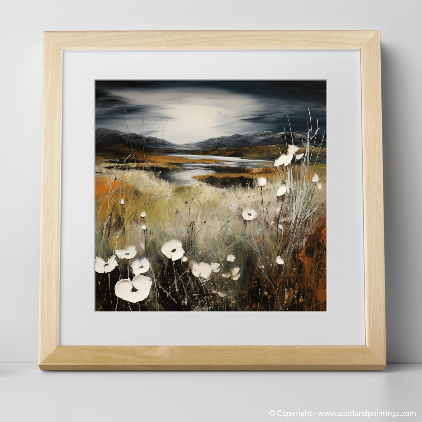 Surreal Elegance of Skye's Cotton Grass