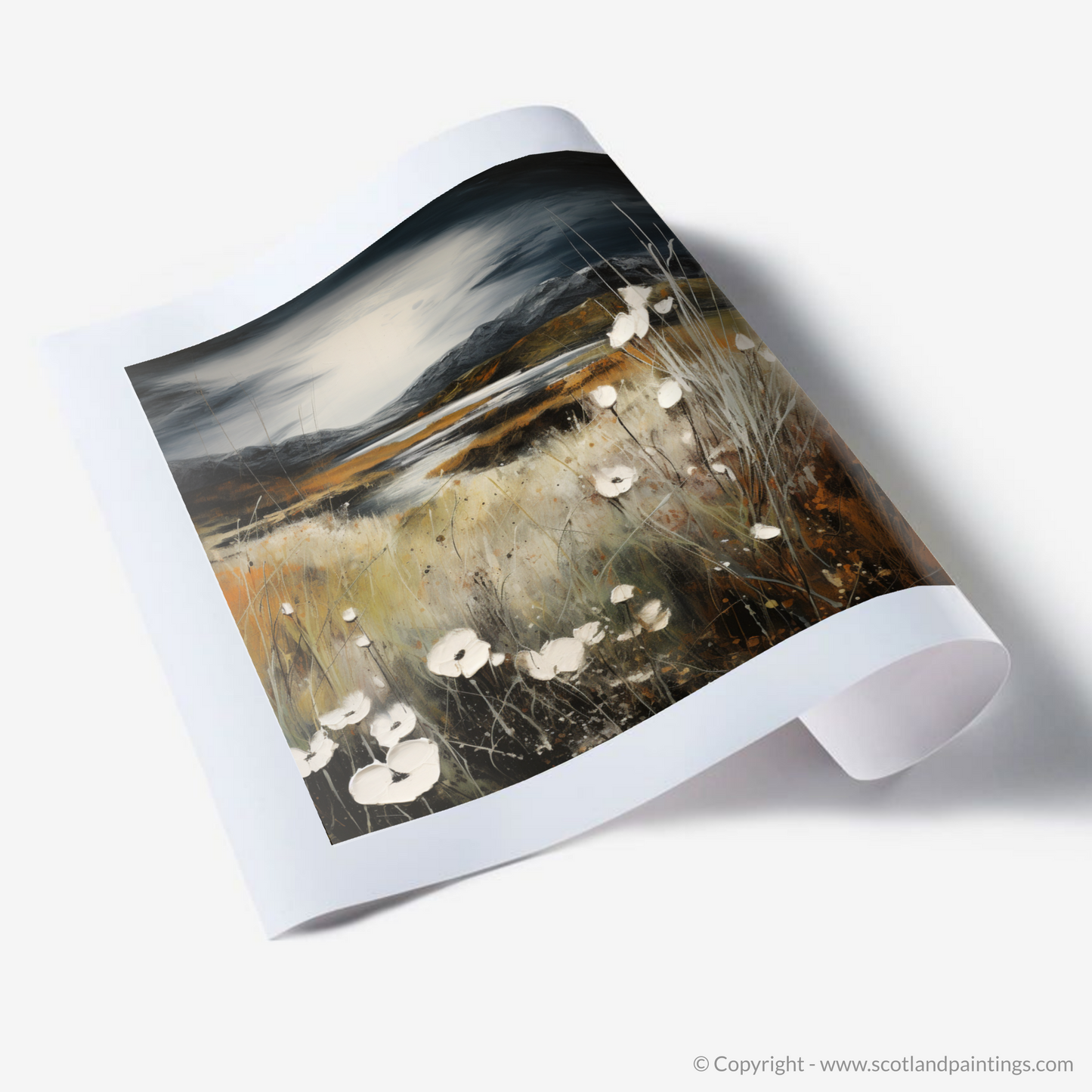 Surreal Elegance of Skye's Cotton Grass