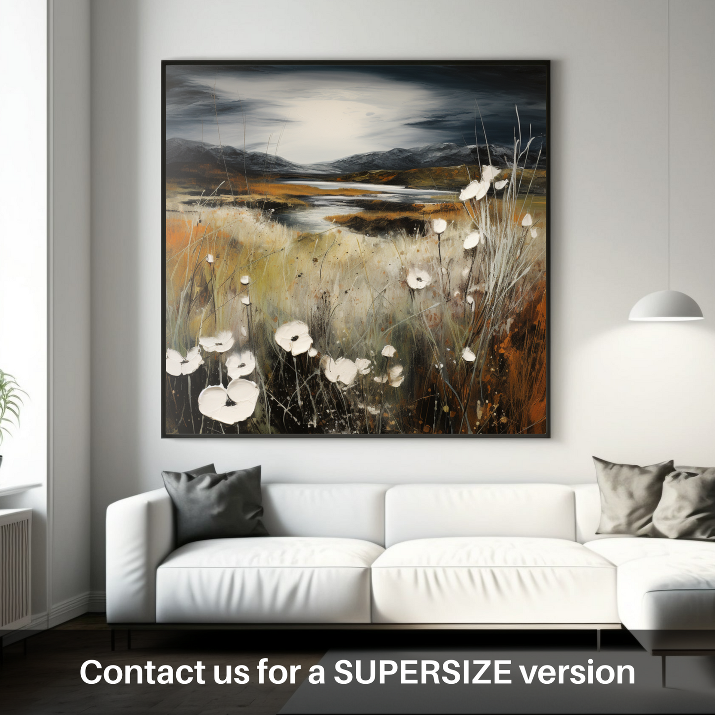 Surreal Elegance of Skye's Cotton Grass