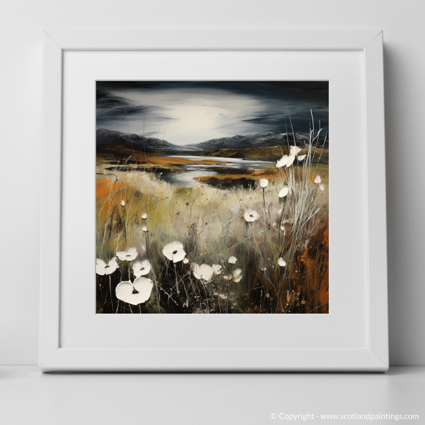 Surreal Elegance of Skye's Cotton Grass