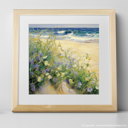 Troon Beach Serenade: Dance of the Sea Bindweed and Scottish Shores