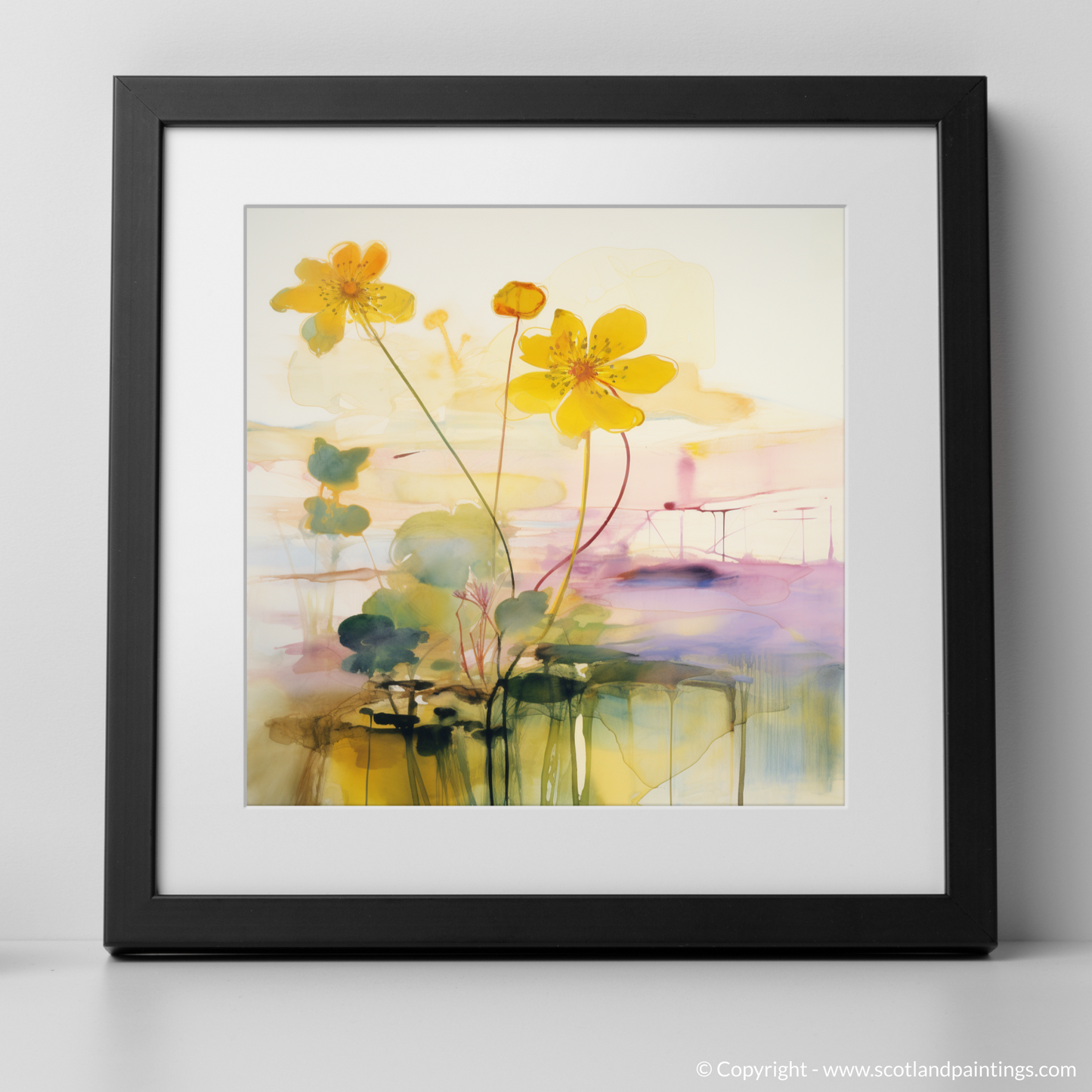 Scottish Wetland Dreams: An Abstract Ode to Caithness Flora