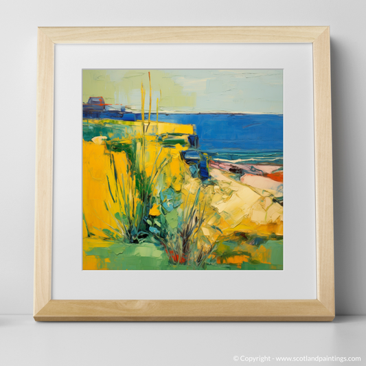 Golden Samphire of Berwick Cliffs: An Abstract Expressionist Ode