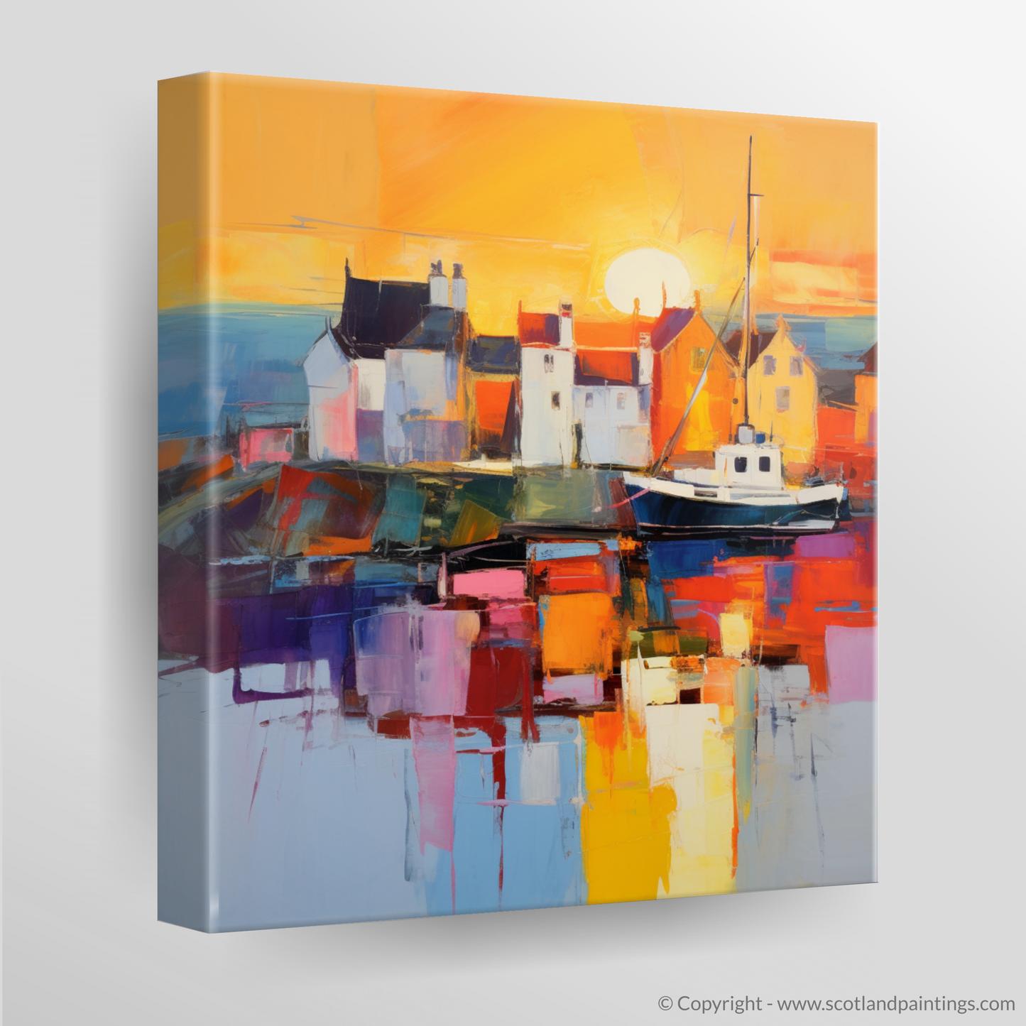 Portnahaven Harbour Sunset Serenade