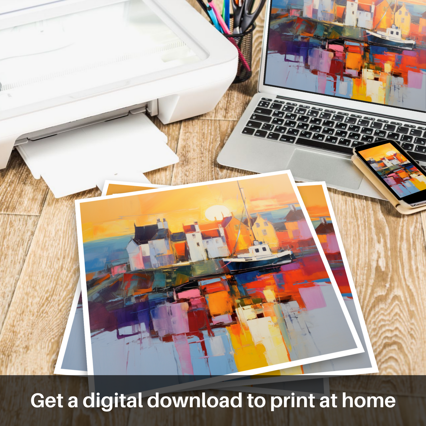 Portnahaven Harbour Sunset Serenade