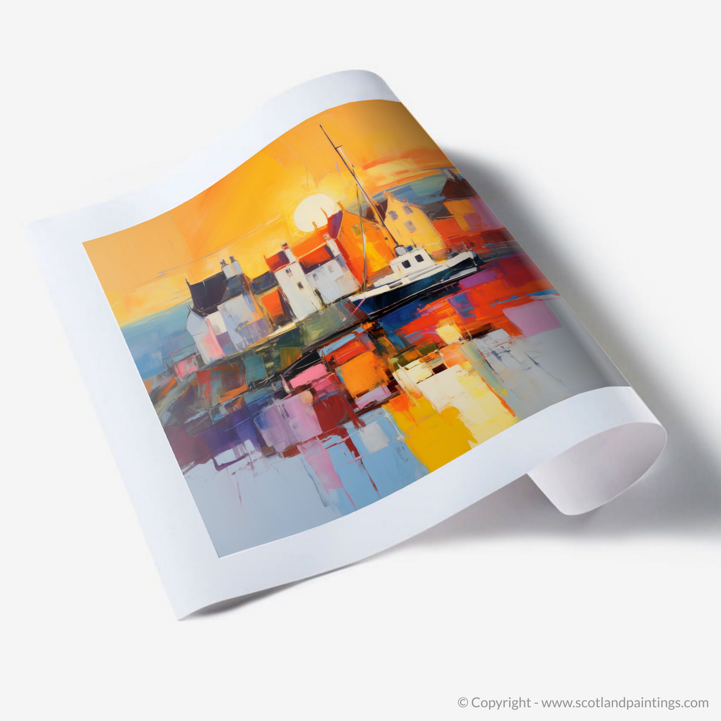 Portnahaven Harbour Sunset Serenade