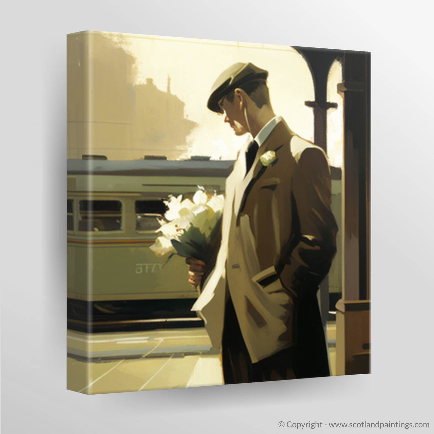 Awaiting Reunion at Aberdeen Station