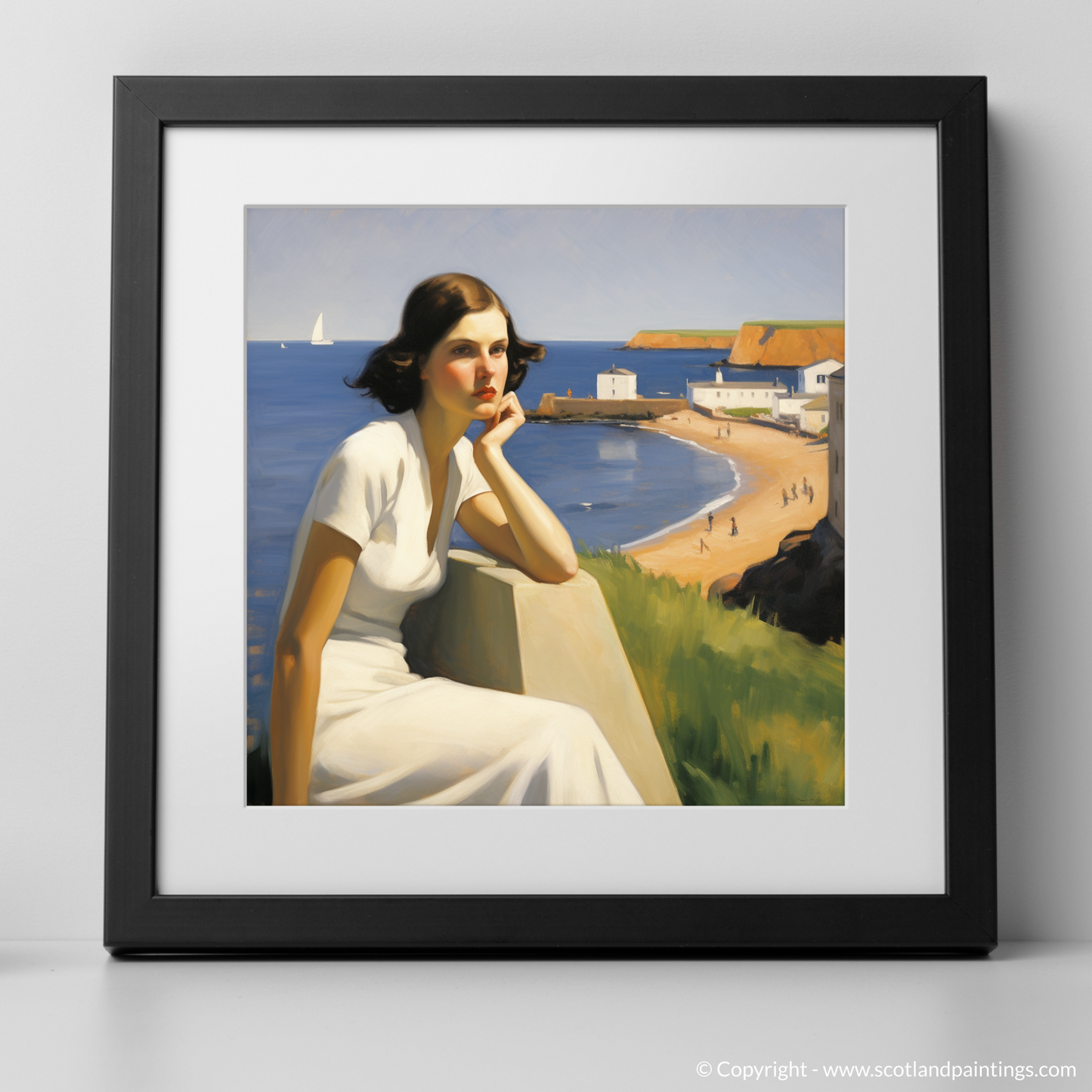 Contemplation by the Stonehaven Shore