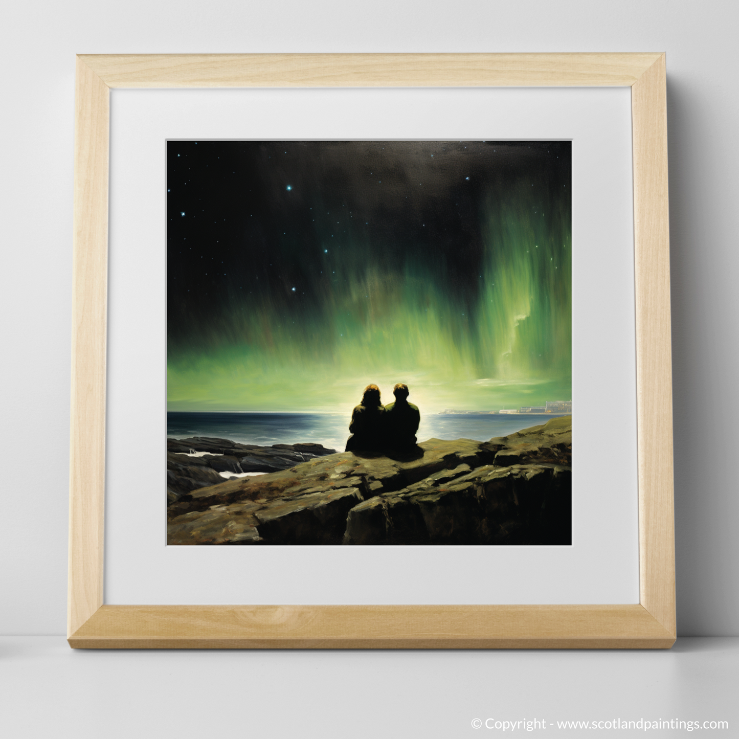 Aurora Enchantment from Thurso Cliffs