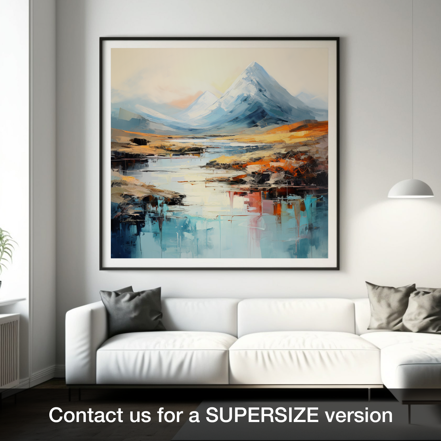 Highland Majesty: An Abstract Tribute to Buachaille Etive Mòr