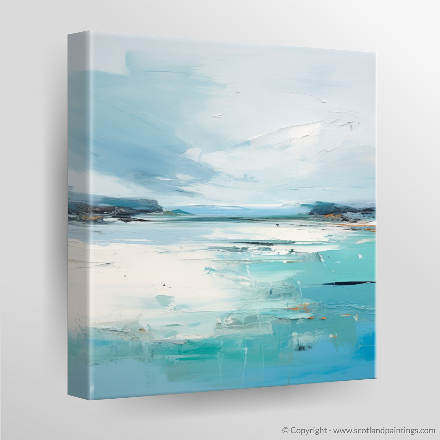 Whispers of Calgary Bay: An Abstract Seascape Interpretation