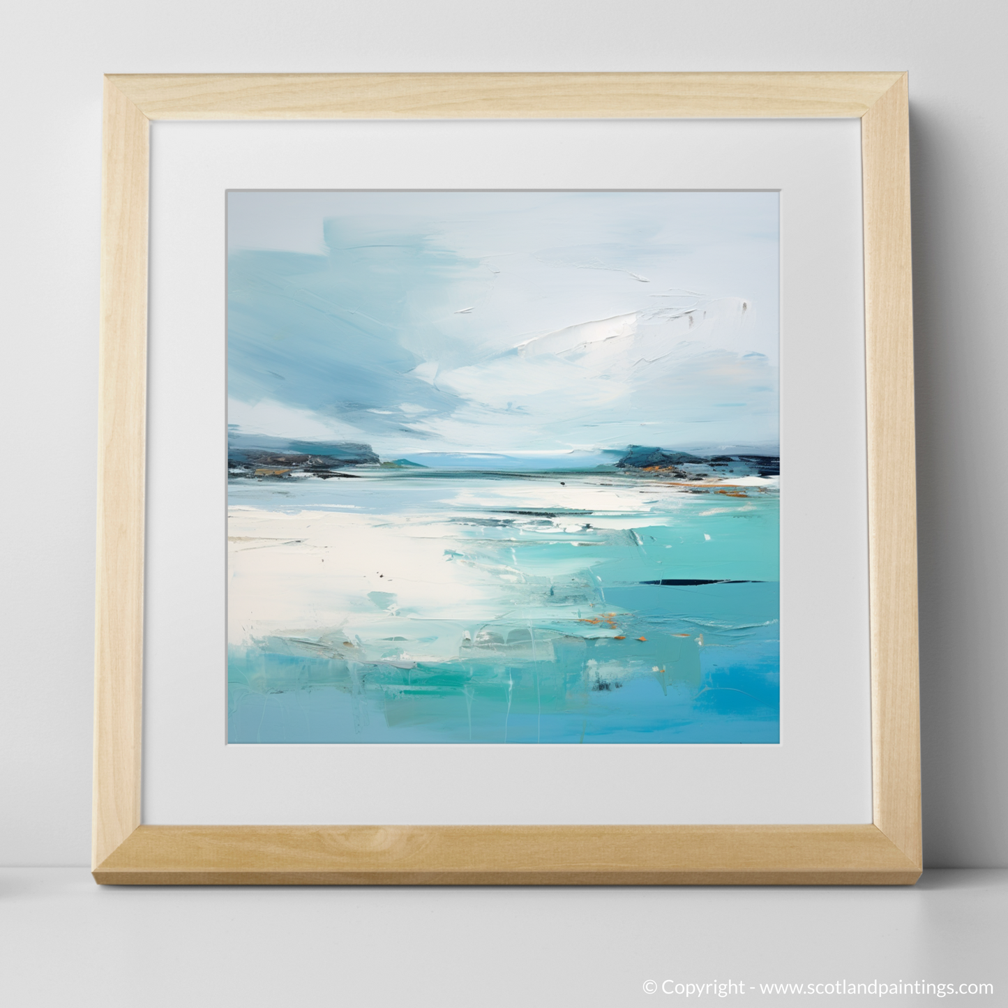 Whispers of Calgary Bay: An Abstract Seascape Interpretation