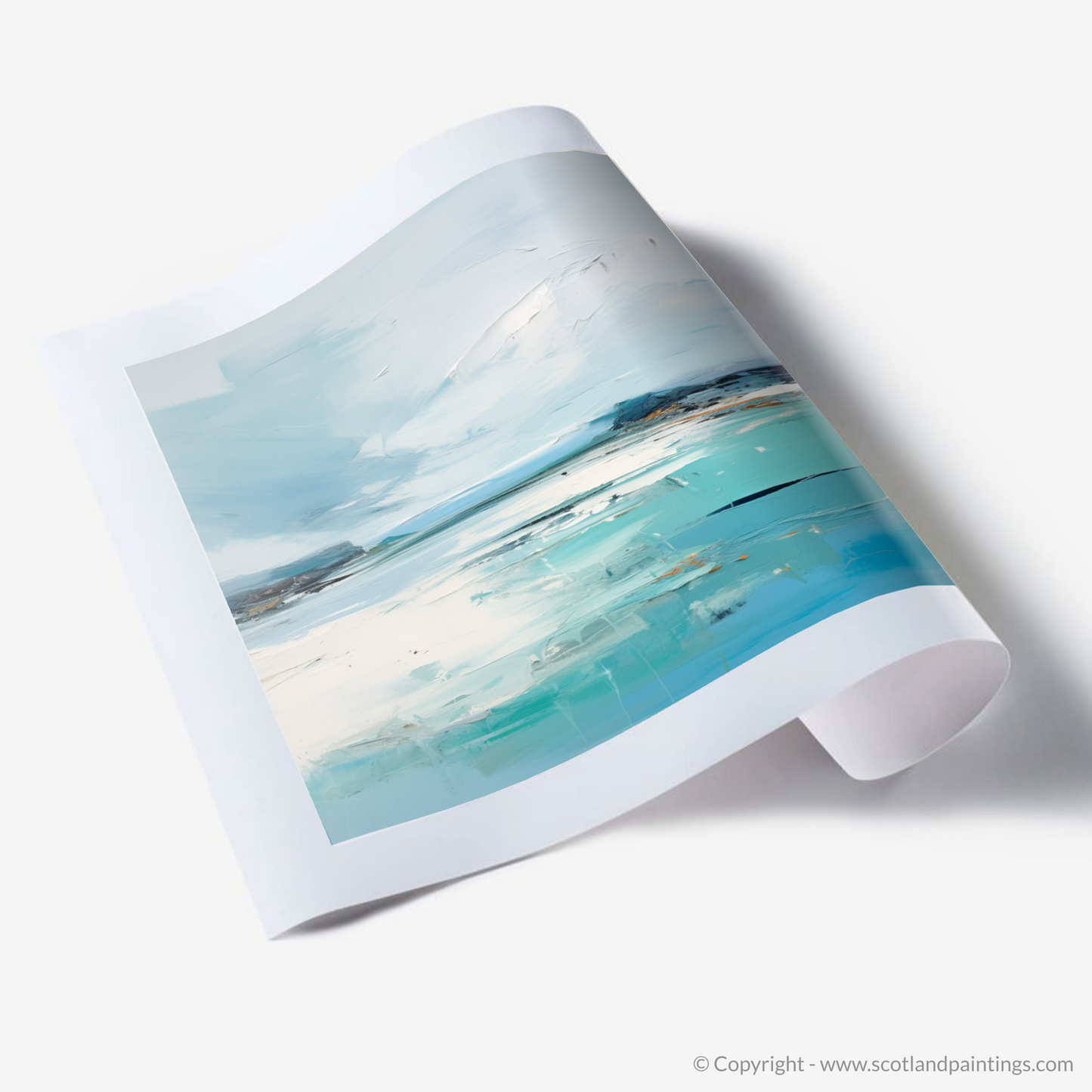 Whispers of Calgary Bay: An Abstract Seascape Interpretation