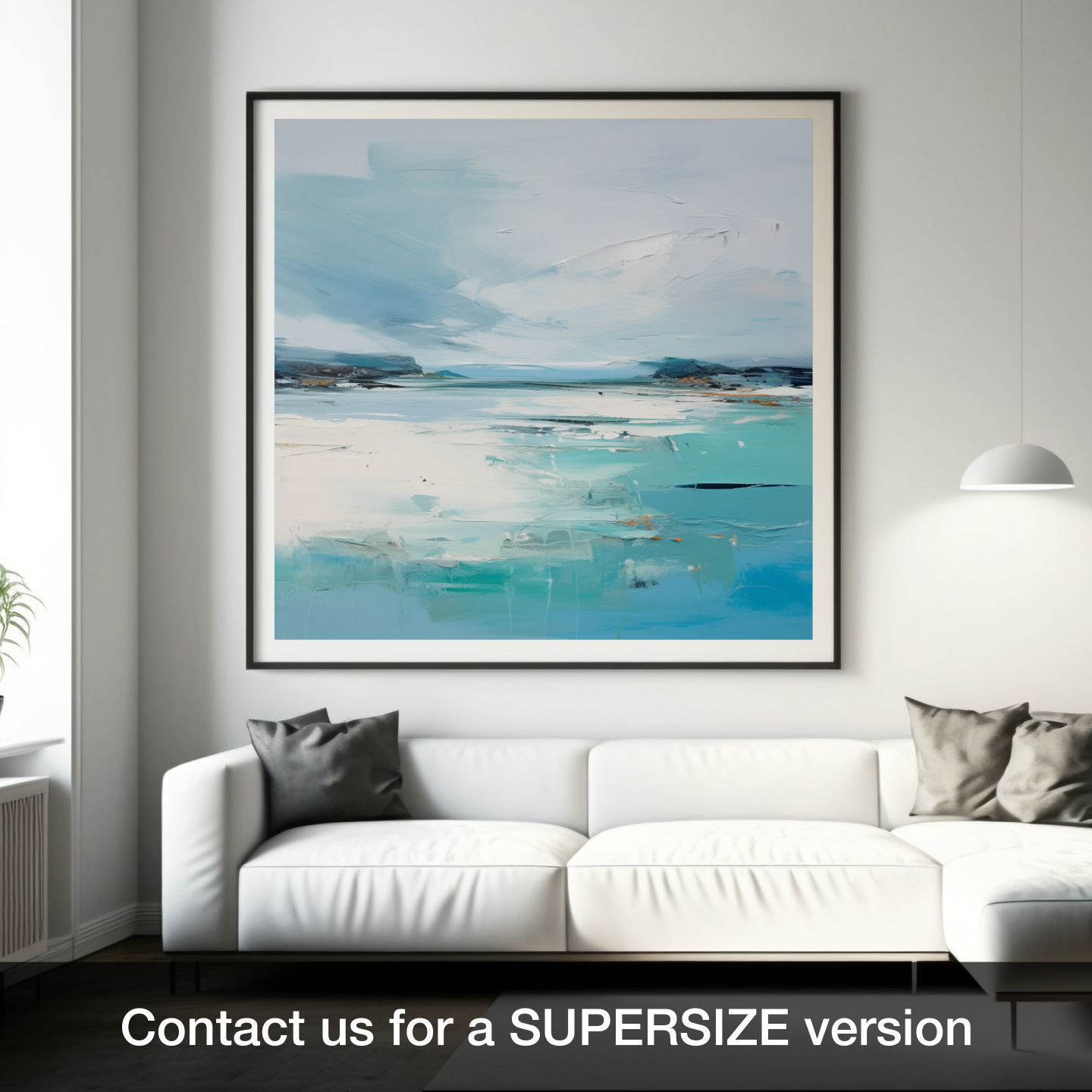 Whispers of Calgary Bay: An Abstract Seascape Interpretation