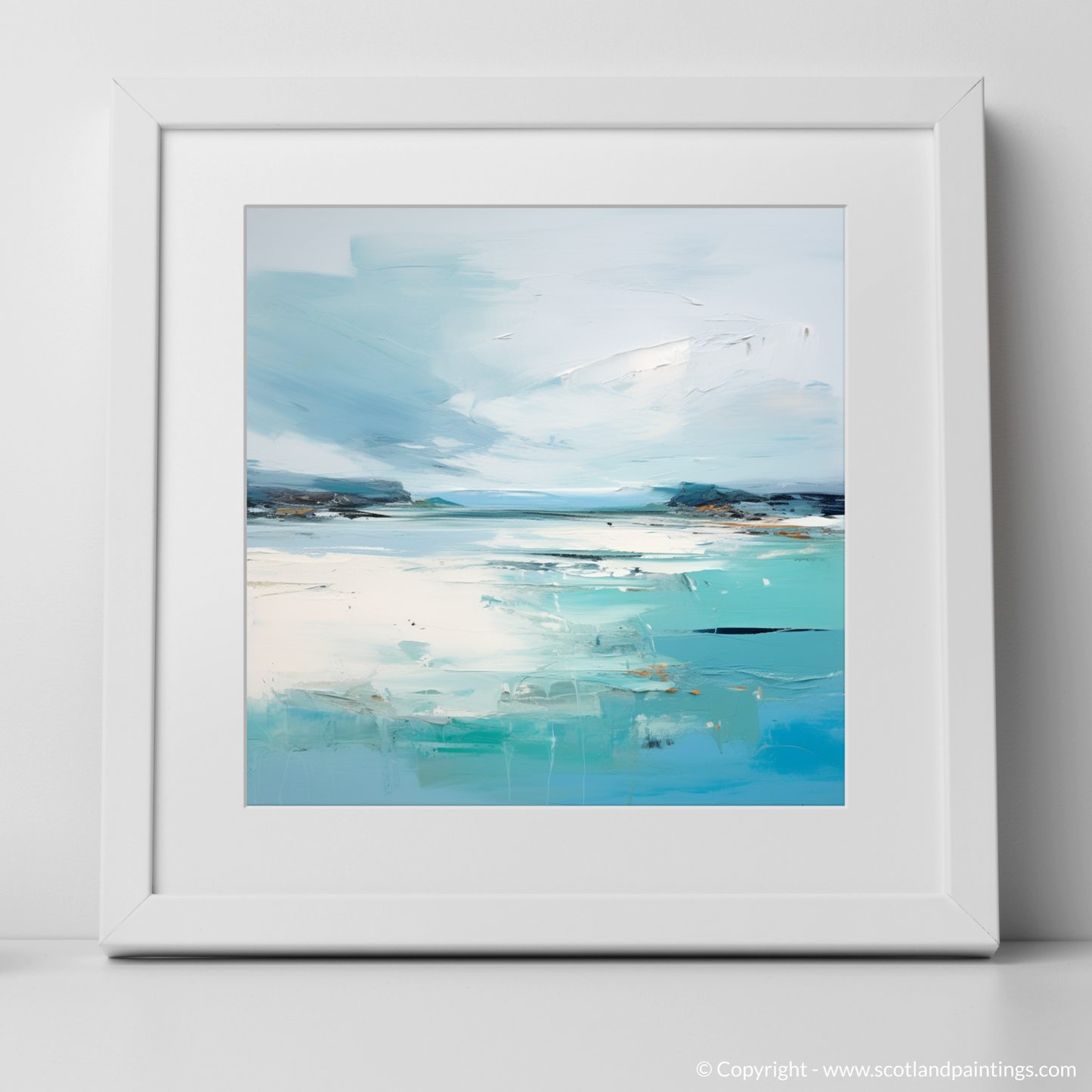 Whispers of Calgary Bay: An Abstract Seascape Interpretation