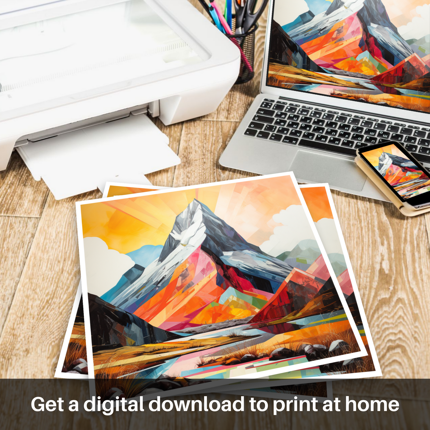 Pop Art Peaks of Glencoe