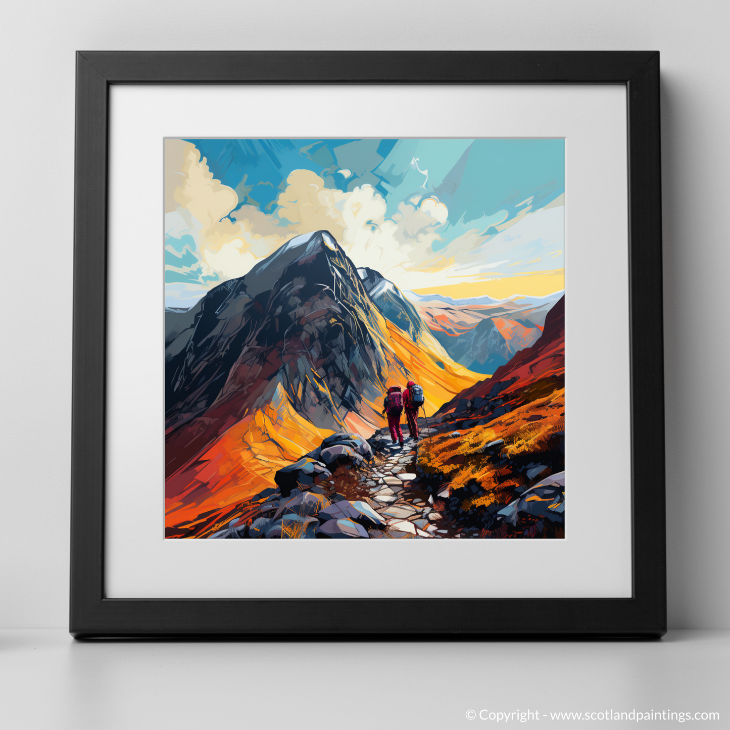 Climbing the Glencoe Peaks: A Pop Art Tribute