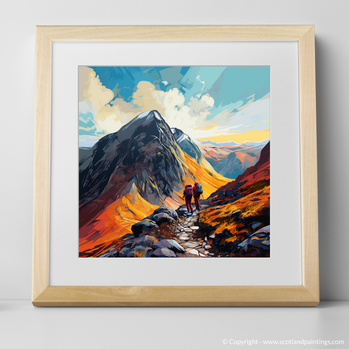 Climbing the Glencoe Peaks: A Pop Art Tribute