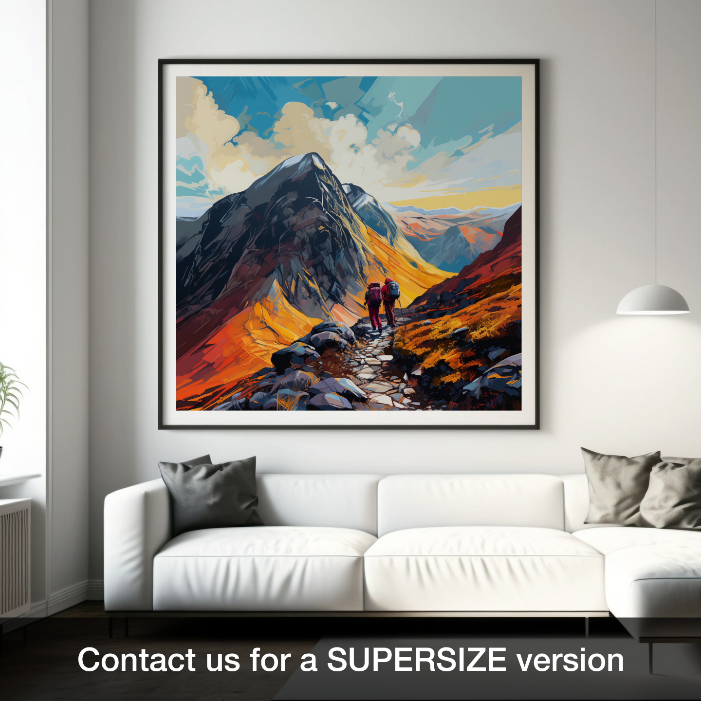 Climbing the Glencoe Peaks: A Pop Art Tribute