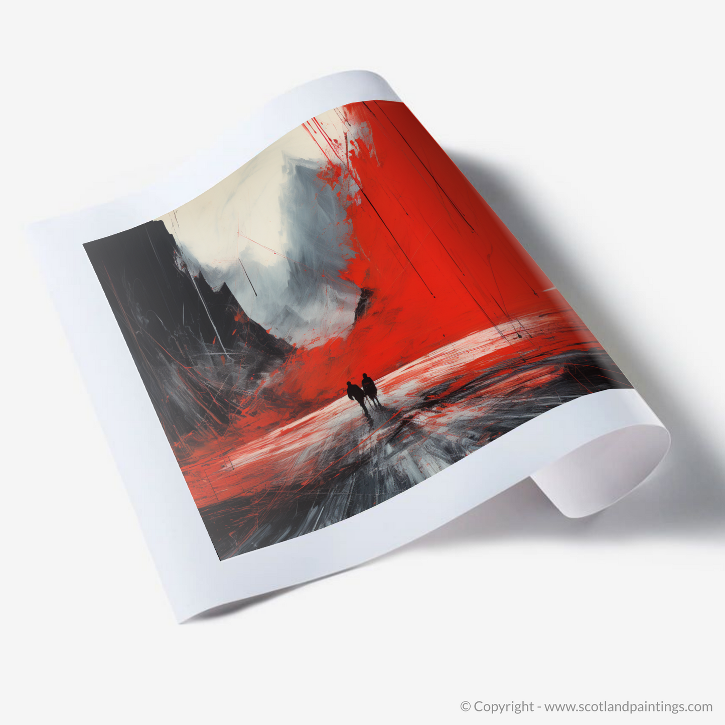 Climbers' Ascent: The Unyielding Spirit of Glencoe