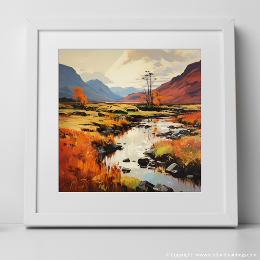 Autumn Blaze in Glencoe: A Fauvist Symphony