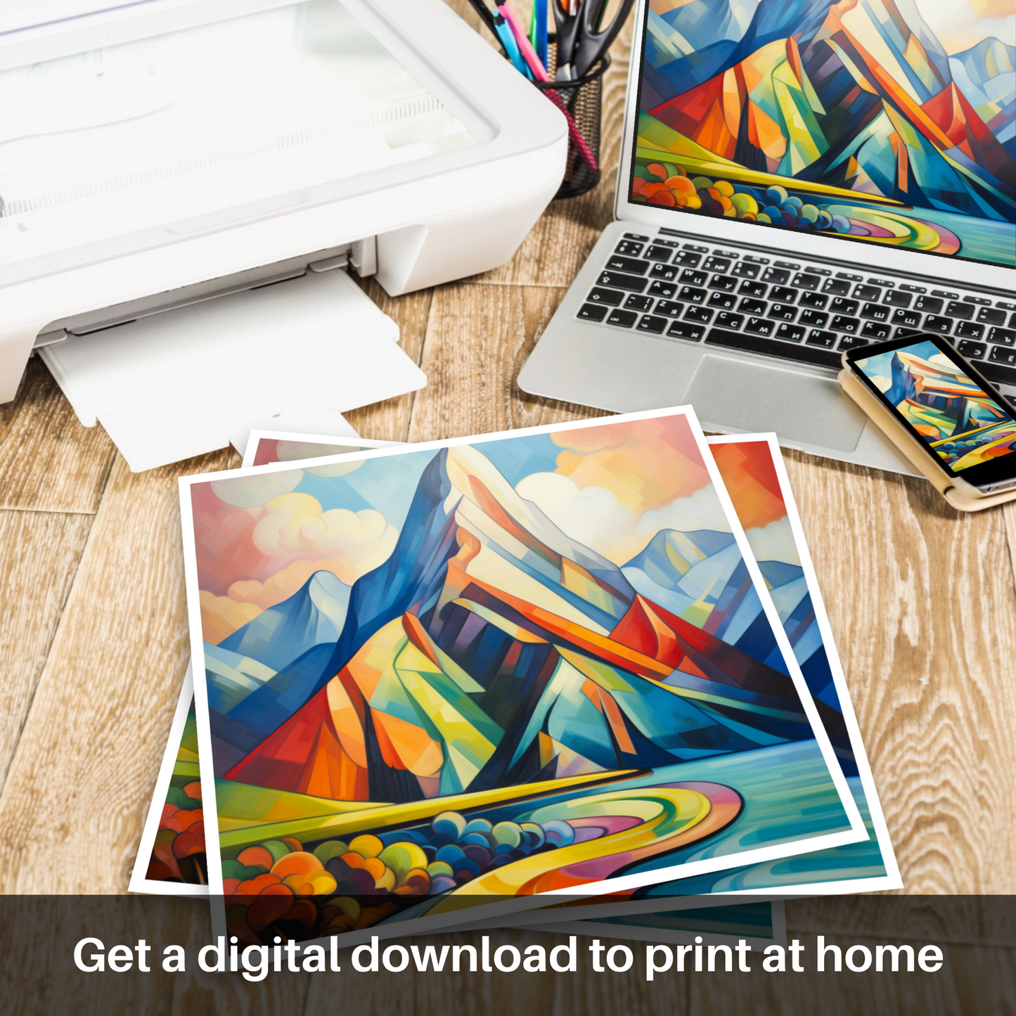 Cubist Majesty of Buachaille Etive Mòr