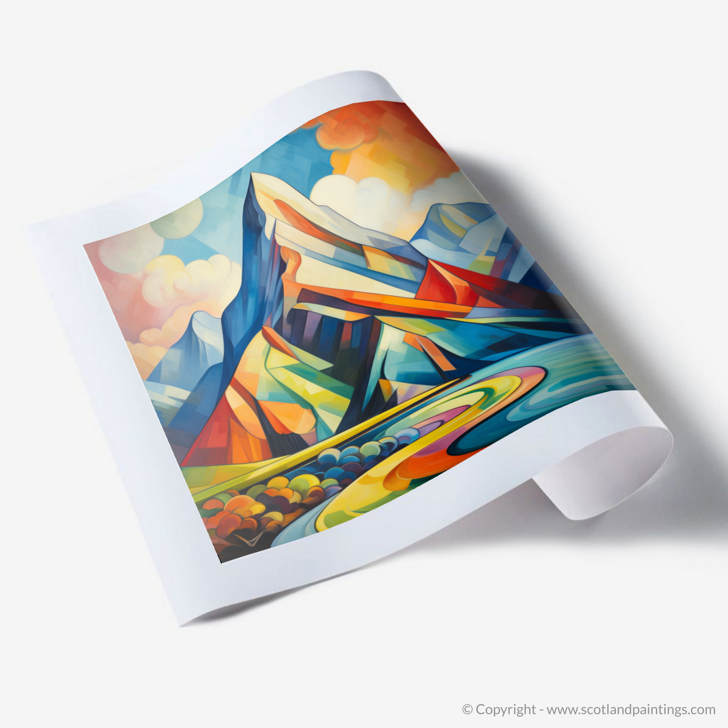 Cubist Majesty of Buachaille Etive Mòr