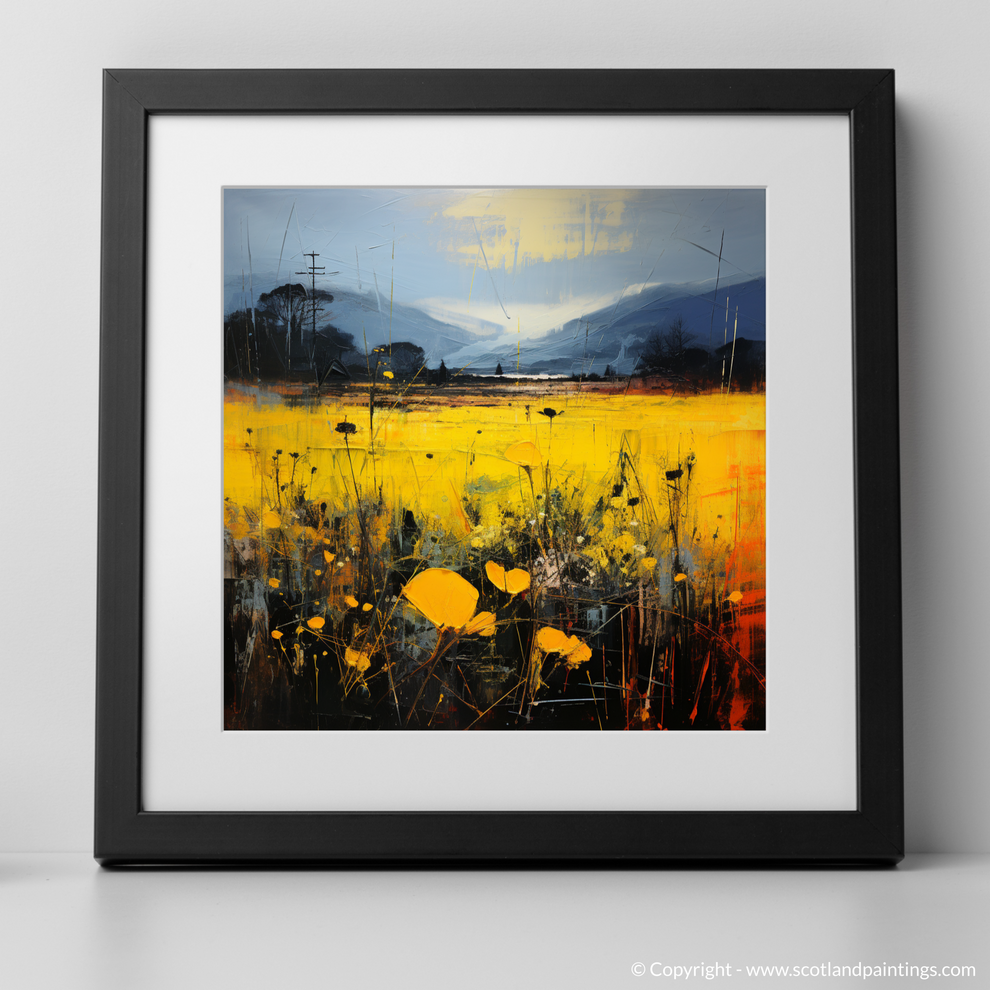 Dawn's Embrace: Tormentil in Glencoe Meadow – Scotland Paintings and ...