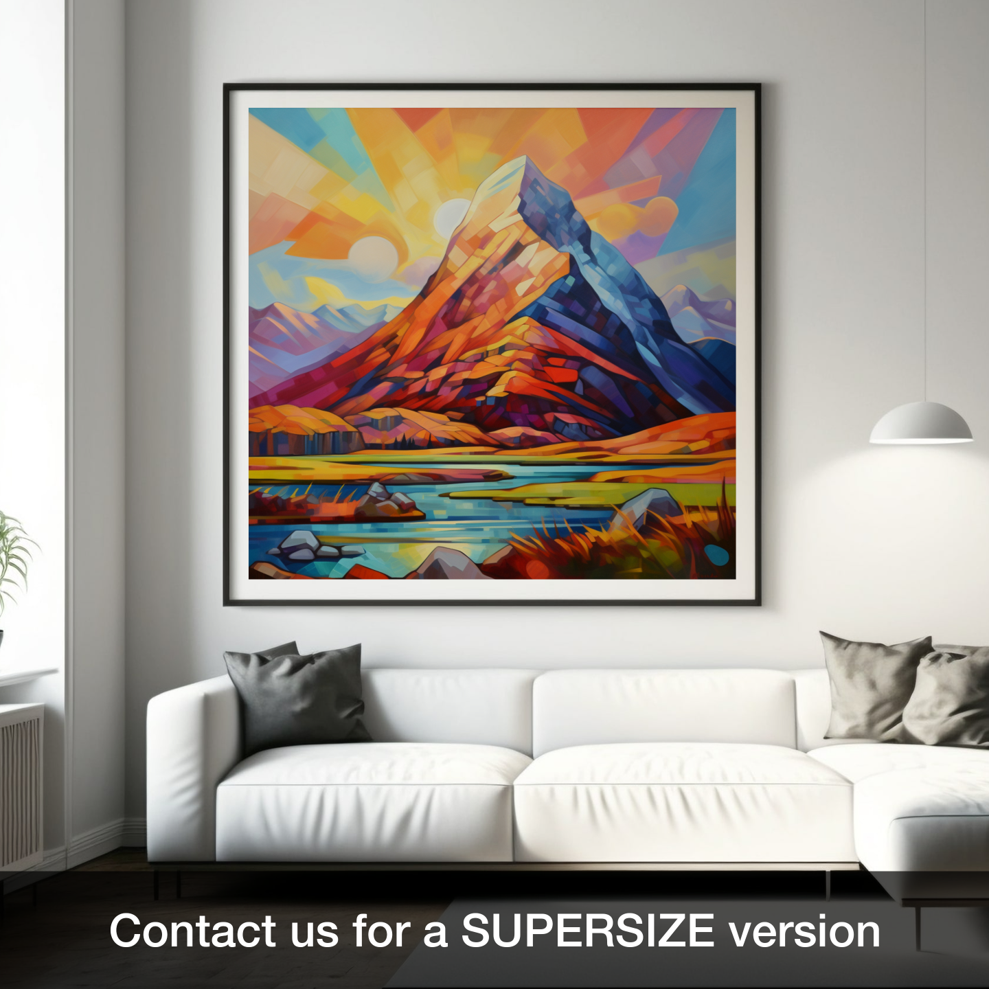 Cubist Sunset over Buachaille Etive Mòr