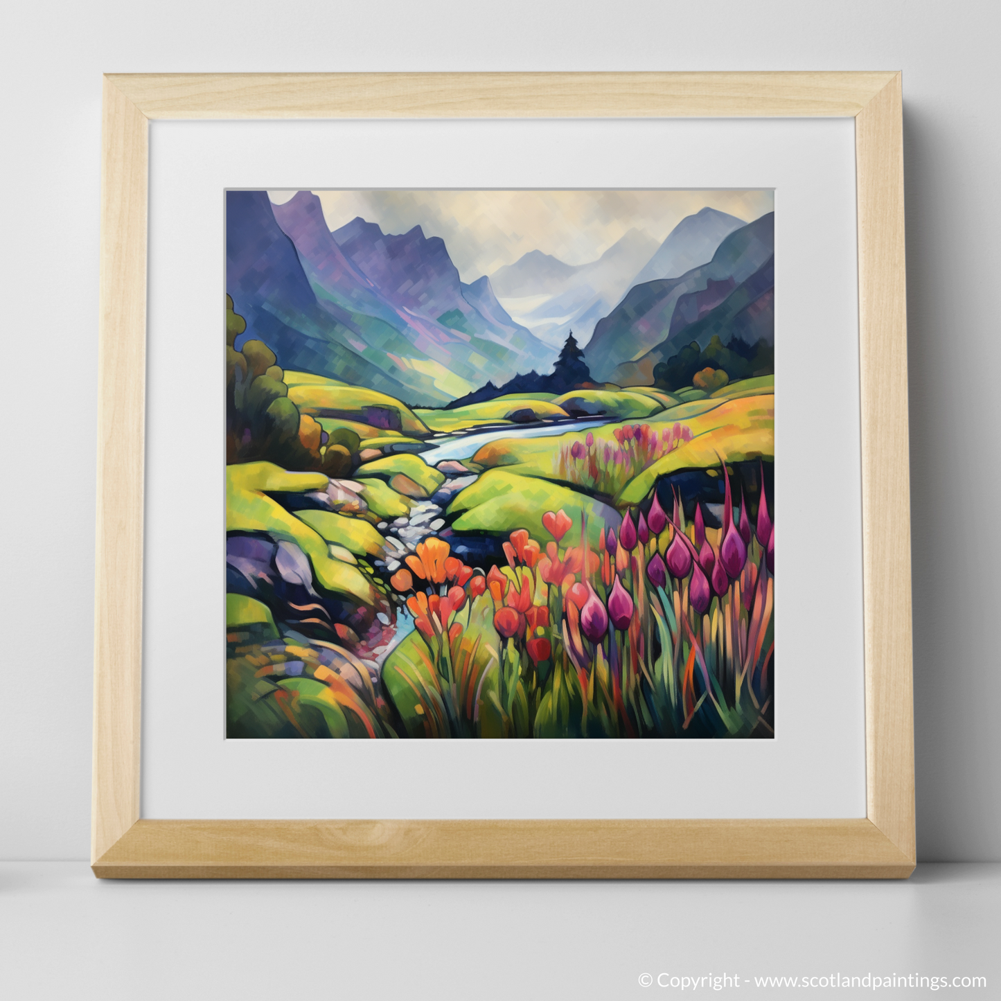 Morning Dew in Glencoe: A Cubist Reawakening